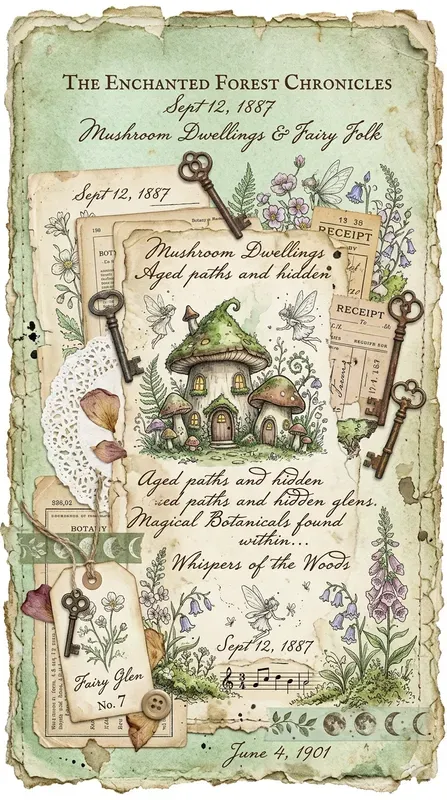 Vintage Junk Journal Pages