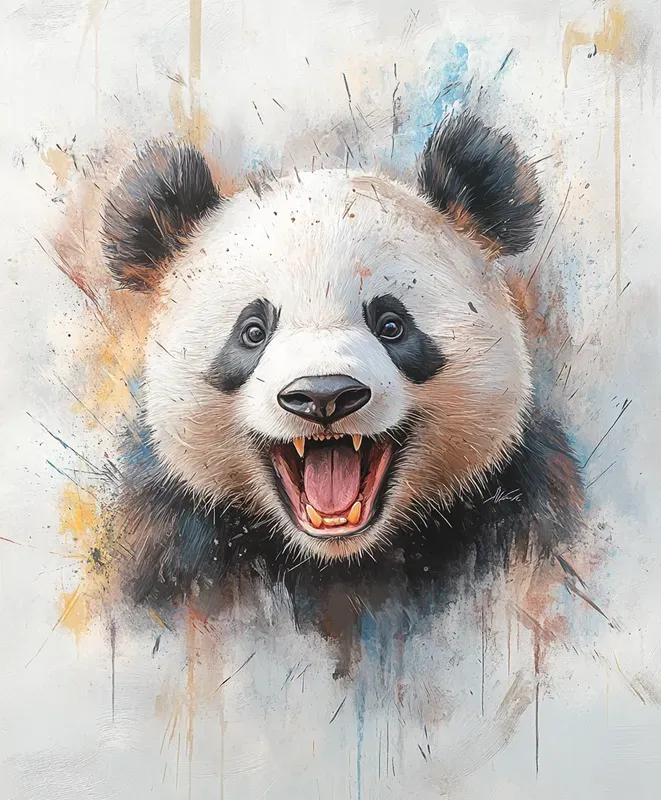 Psychedelic Watercolor Animals