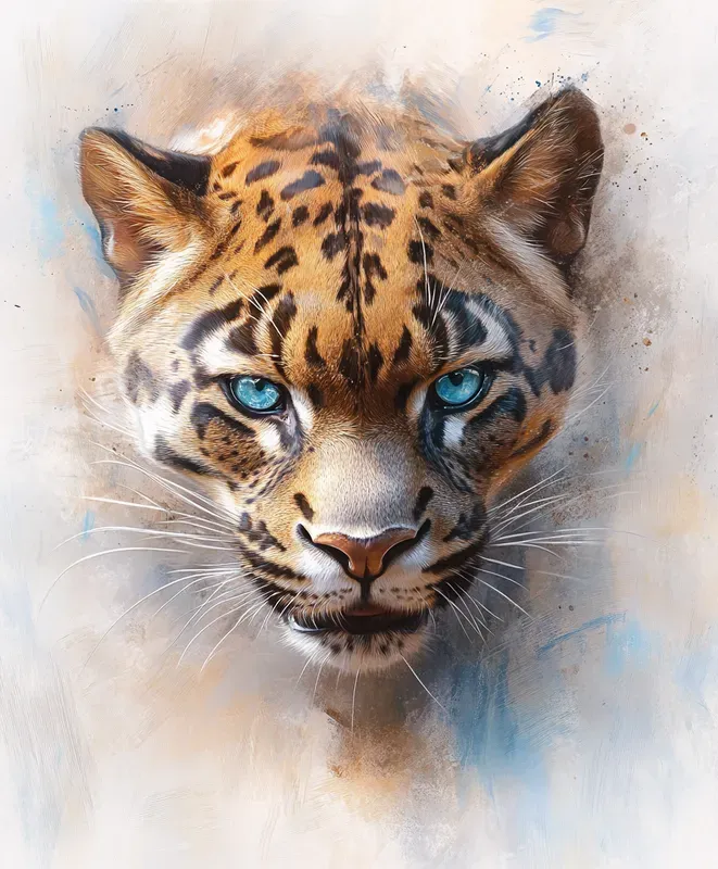 Psychedelic Watercolor Animals