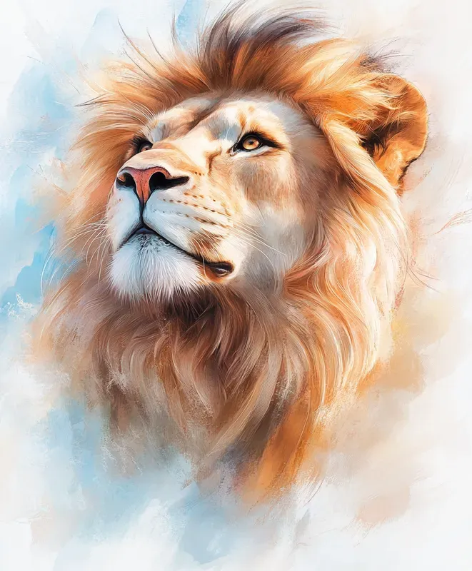 Psychedelic Watercolor Animals
