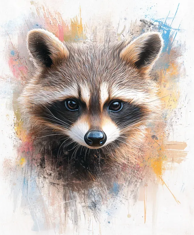 Psychedelic Watercolor Animals