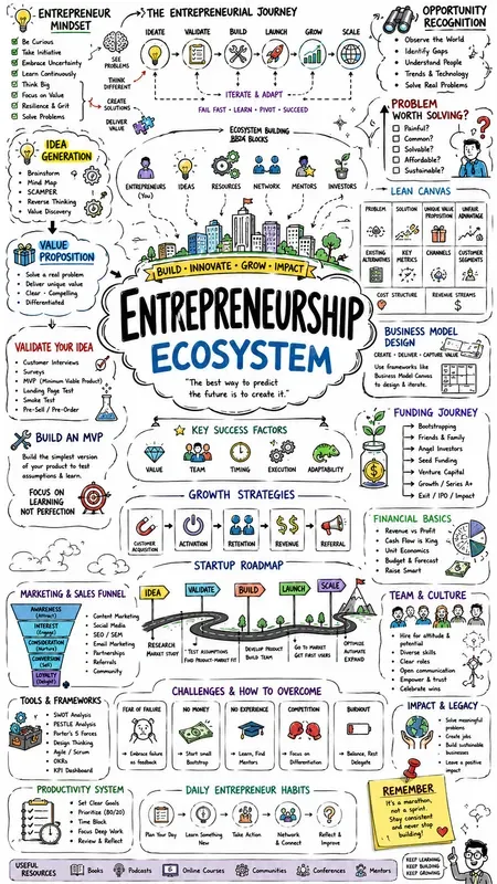 Business Sketchnote Infographic Creators