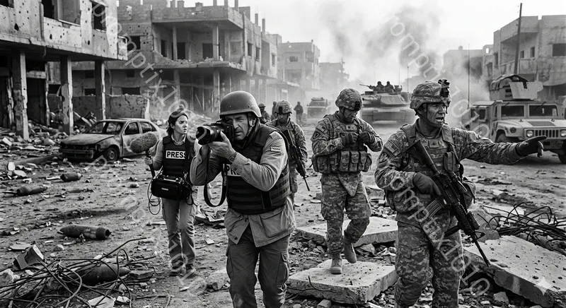 Cinematic War Photography Generator