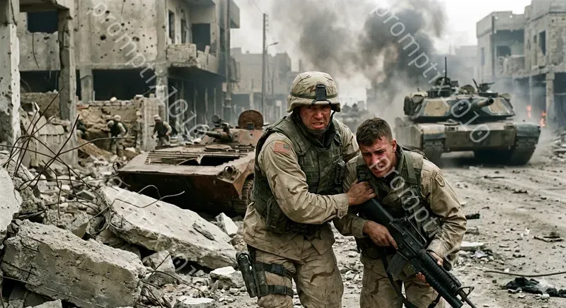Cinematic War Photography Generator