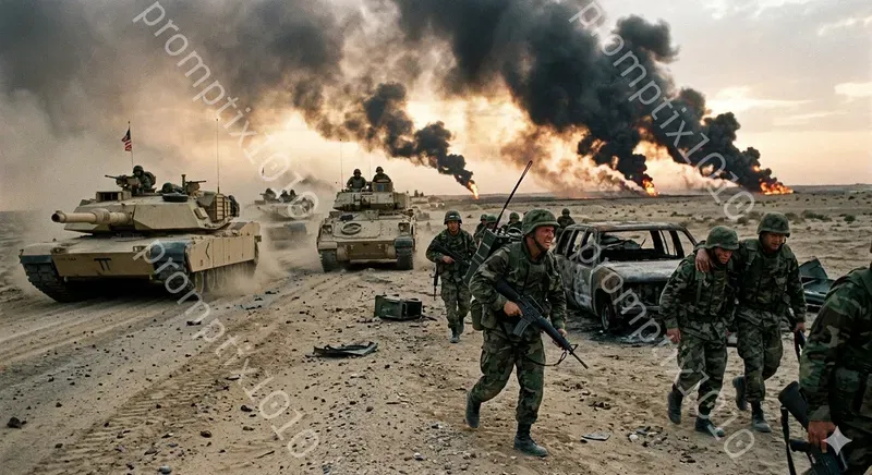 Cinematic War Photography Generator