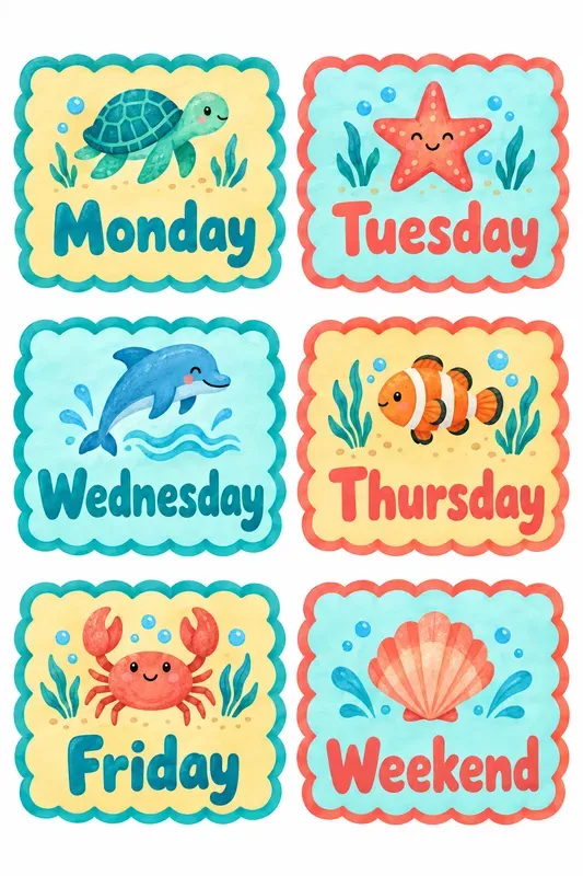 Printable Classroom Label Sheets