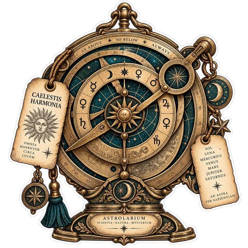 Vintage Alchemy Apothecary Sticker Art