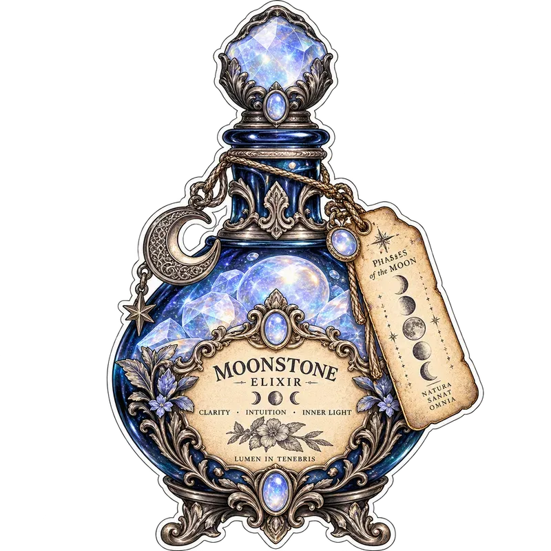 Vintage Alchemy Apothecary Sticker Art