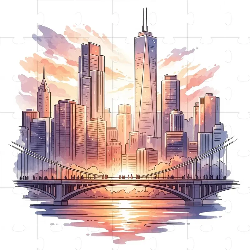 Watercolor Clipart Scenes