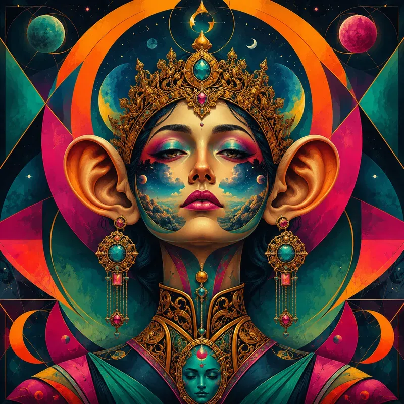 Surreal Portraits Oneword Variations