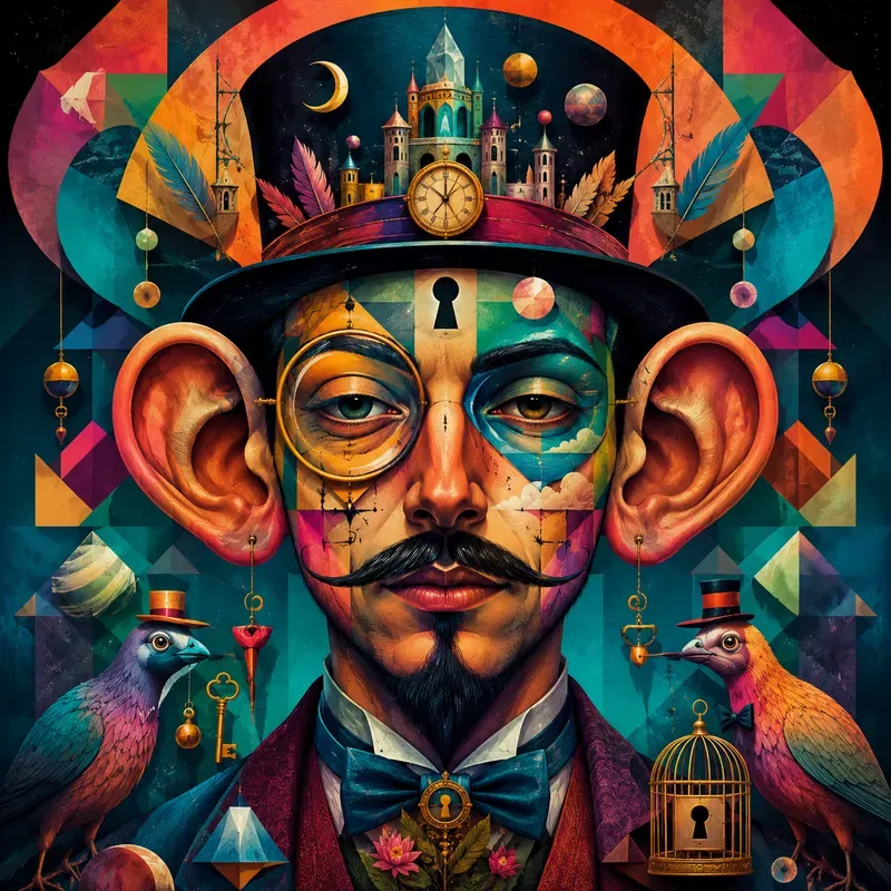 Surreal Portraits Oneword Variations