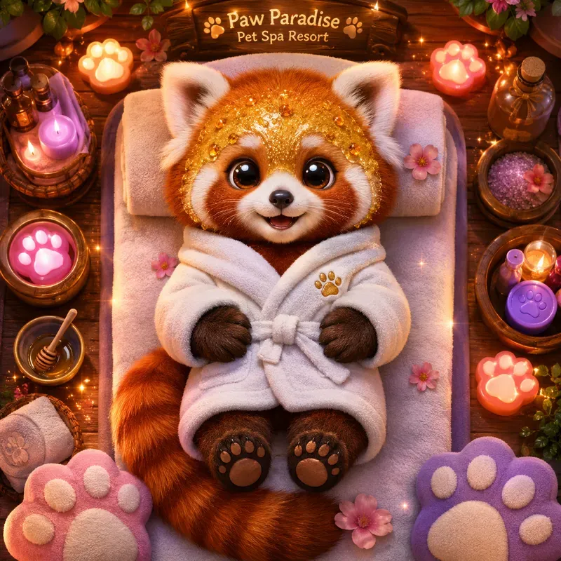 Cute Cozy Animal Spa Retreat Generator