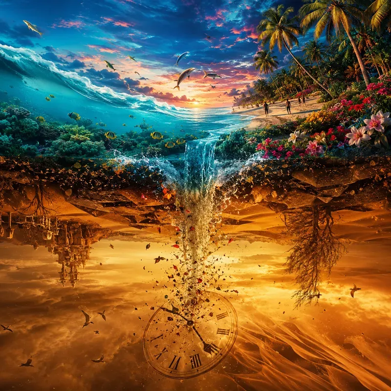 Two Worlds One Reflections