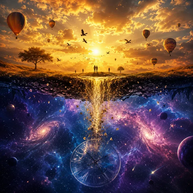 Two Worlds One Reflections