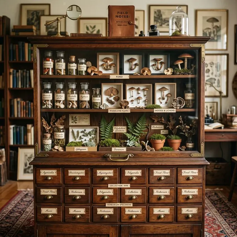 Vintage Botanical Specimen Cabinet Creations