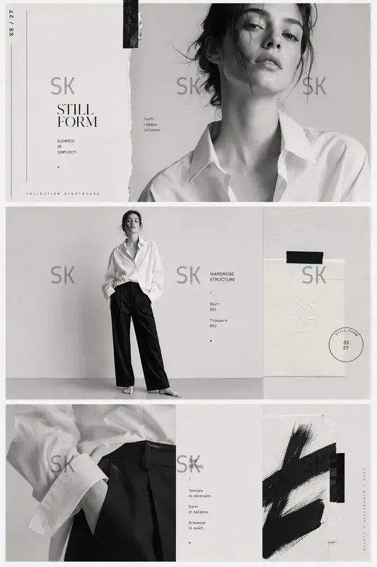 Cinematic Fashion Editorial Posters