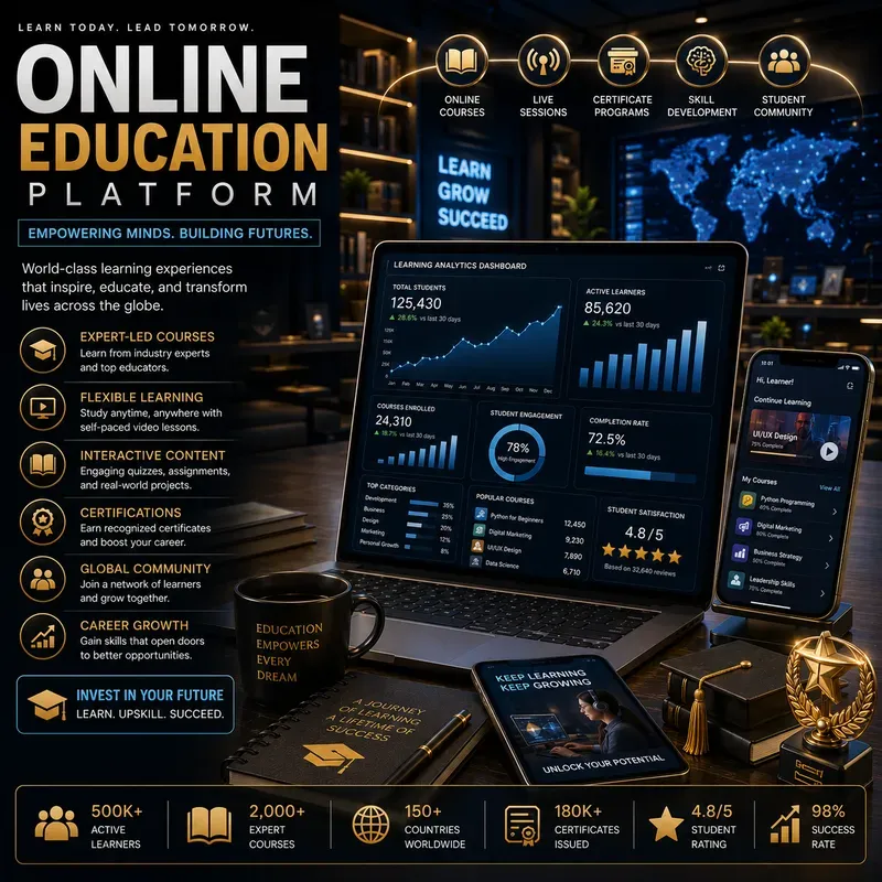 Luxury Digital Marketing Posters