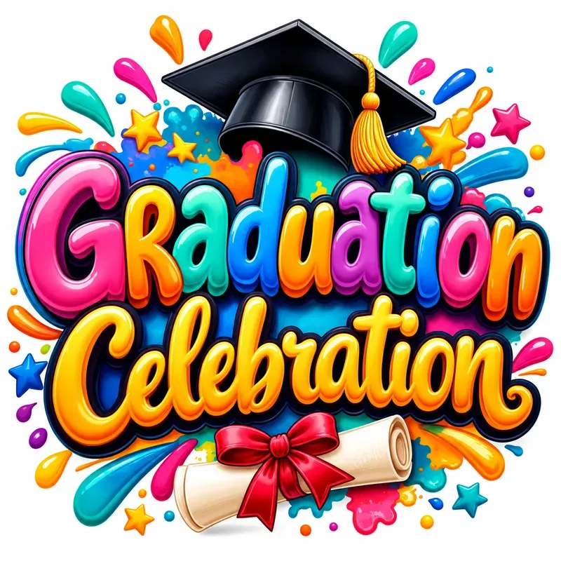 Bold Celebration Splash Art