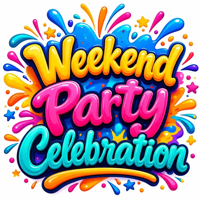 Bold Celebration Splash Art