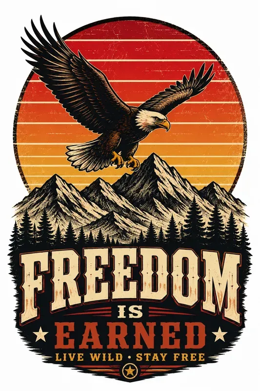 Retro Sunset Adventure Tshirt Designs