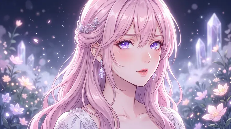 Stylish Anime Girl Portraits