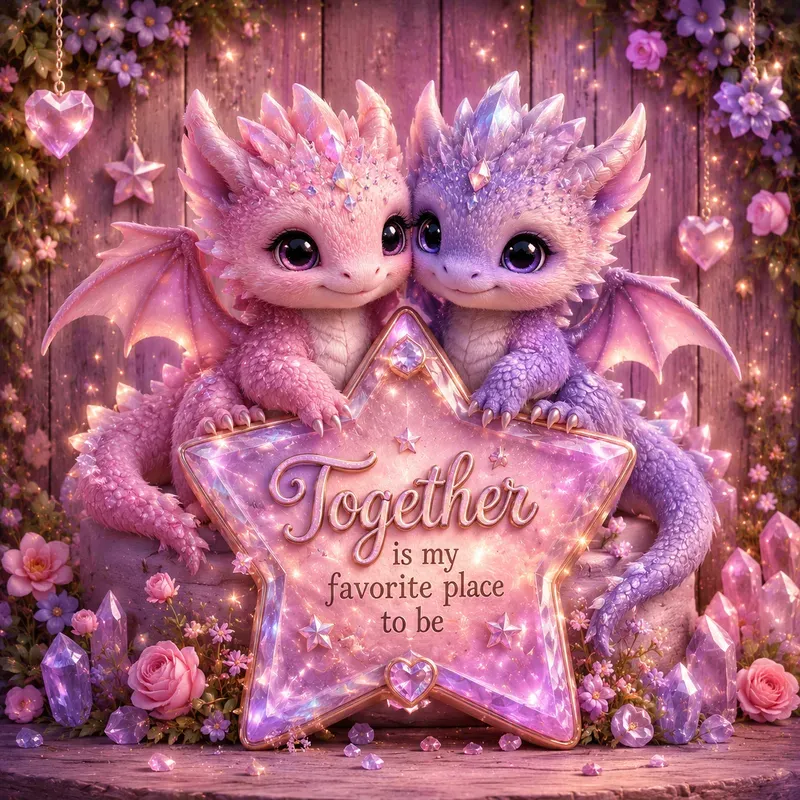 Cute Love Birds Wooden Heart Art