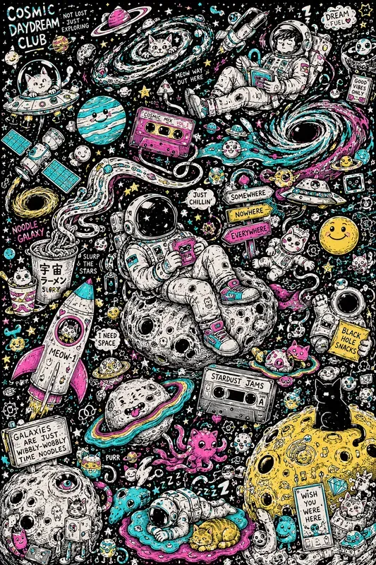 Doodle Style Scenery