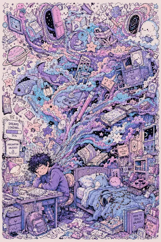 Doodle Style Scenery