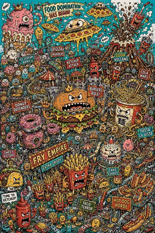 Doodle Style Scenery