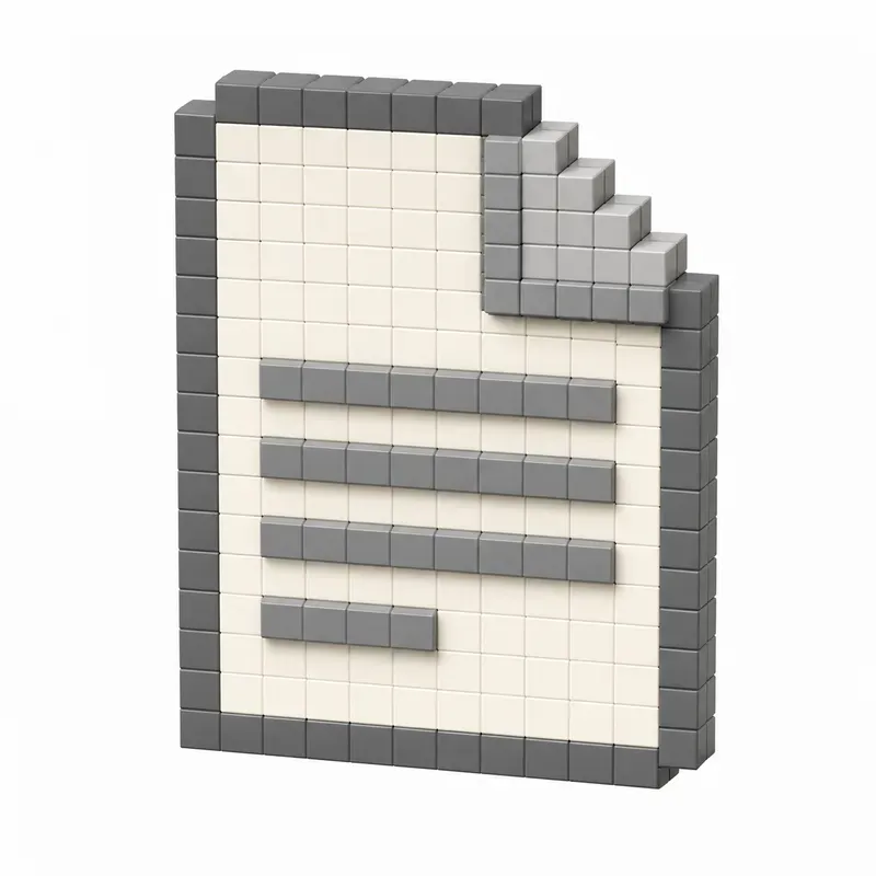 Modern Voxel 3D Object Icons