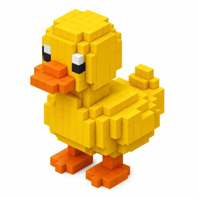 Modern Voxel 3D Object Icons
