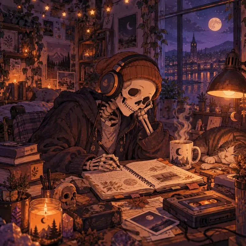 Haunted Lofi Chill Portraits