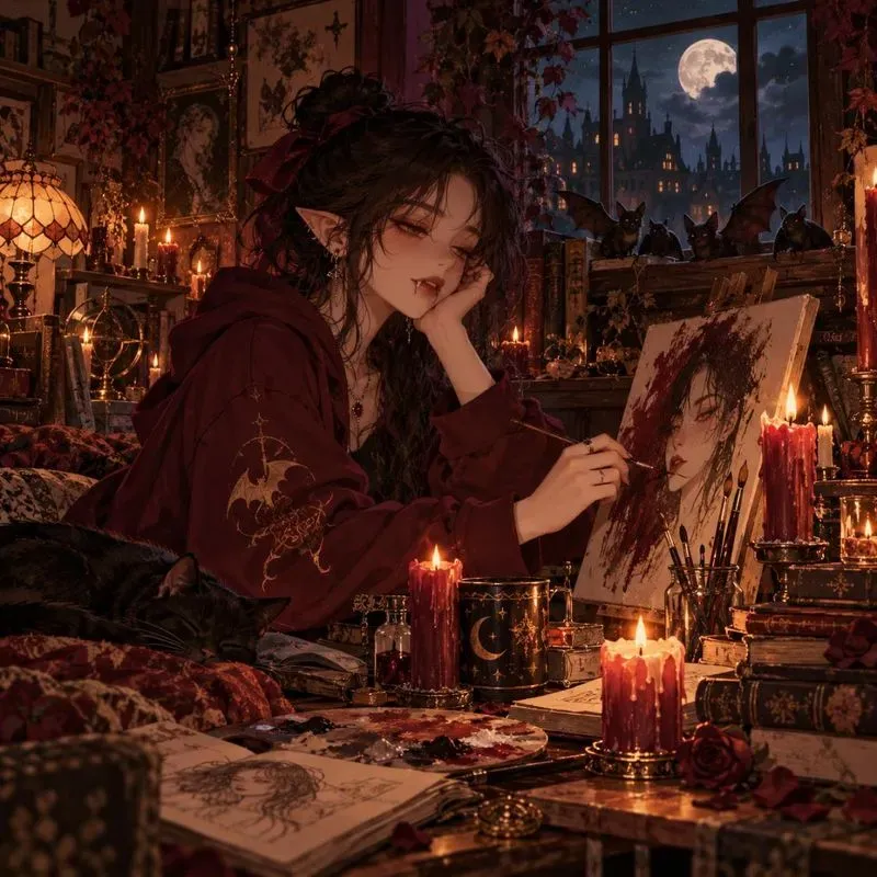 Haunted Lofi Chill Portraits