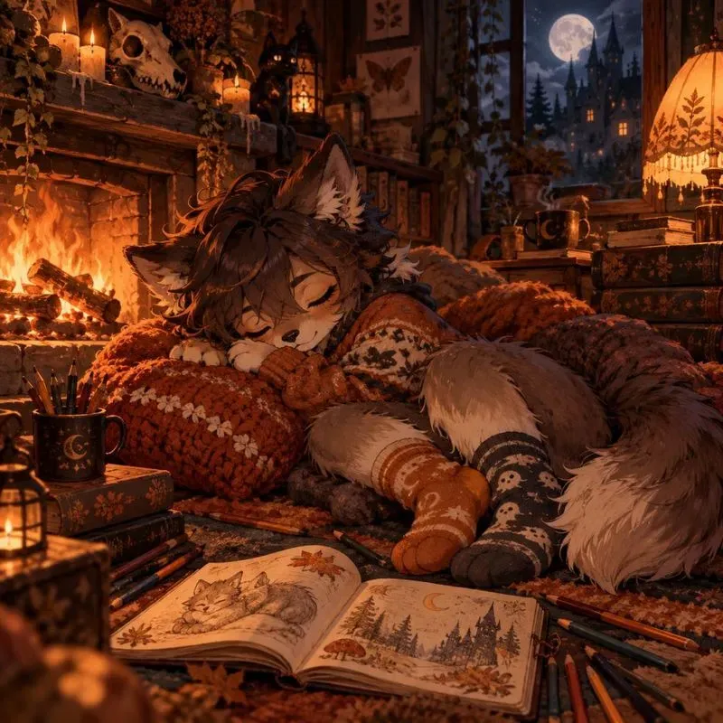 Haunted Lofi Chill Portraits