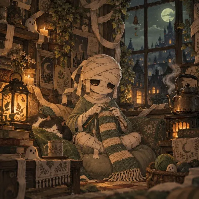 Haunted Lofi Chill Portraits