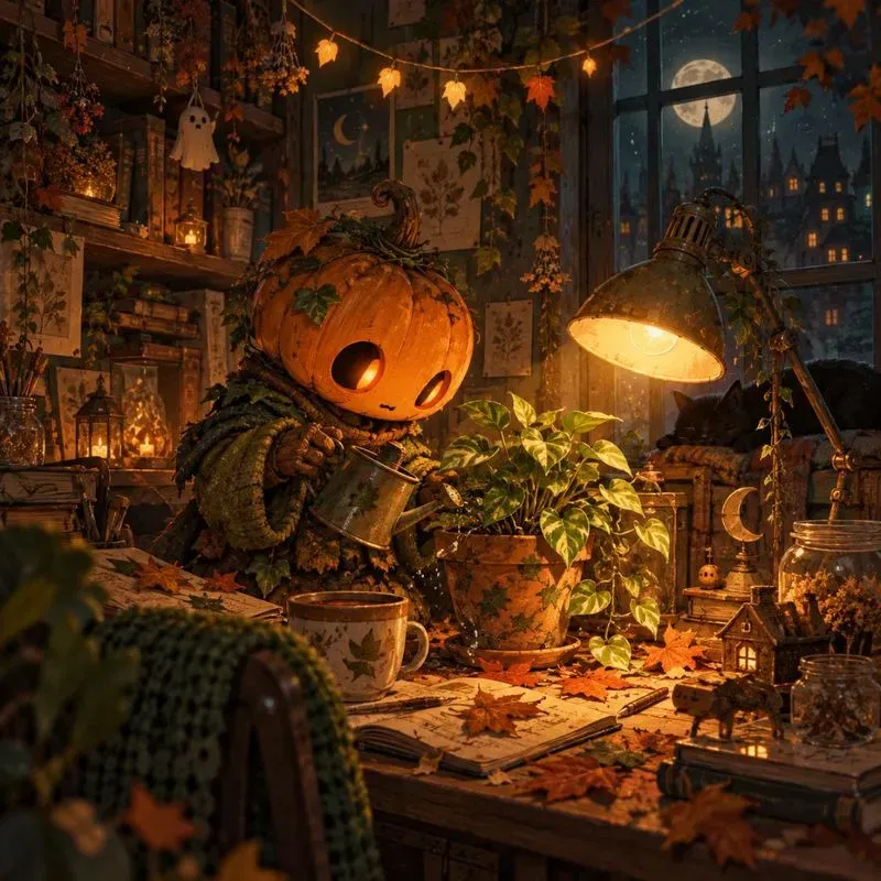 Haunted Lofi Chill Portraits