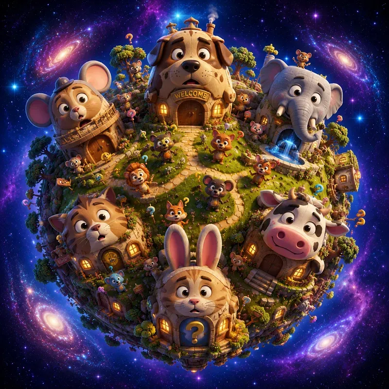 Cute Living Planets
