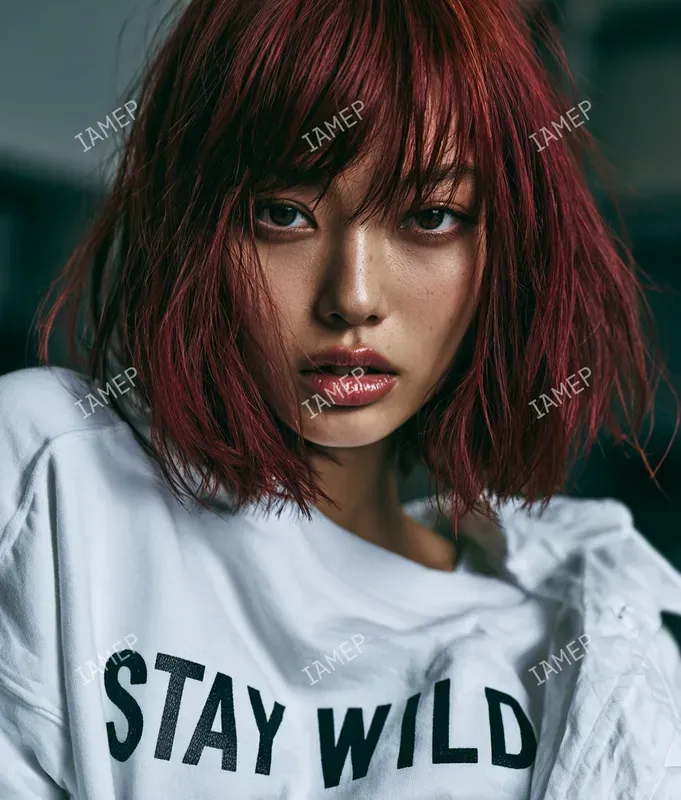 Vibrant Fashion Text Portraits