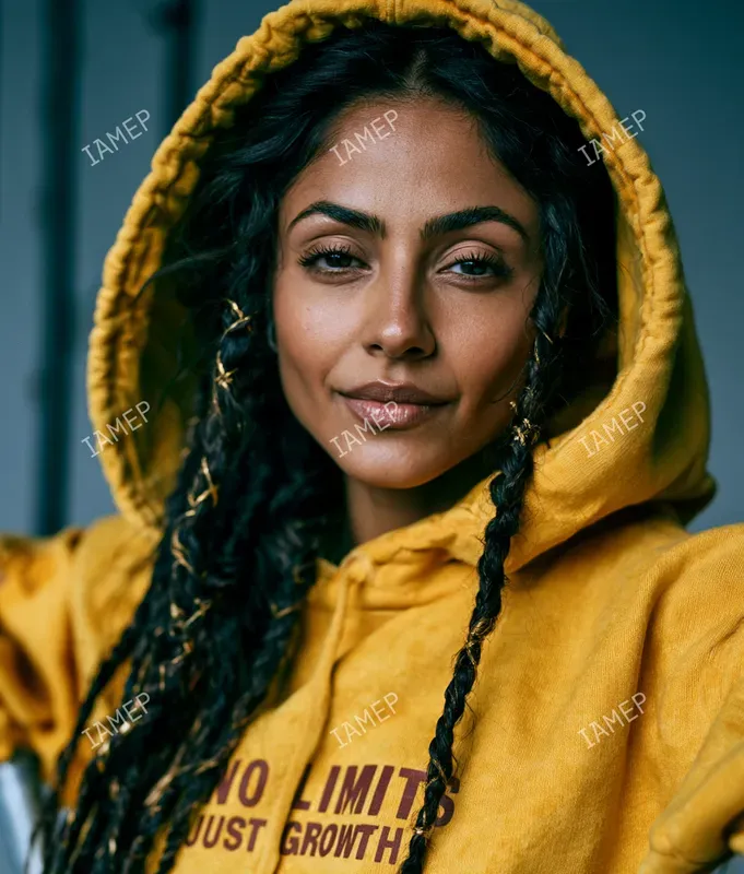 Vibrant Fashion Text Portraits