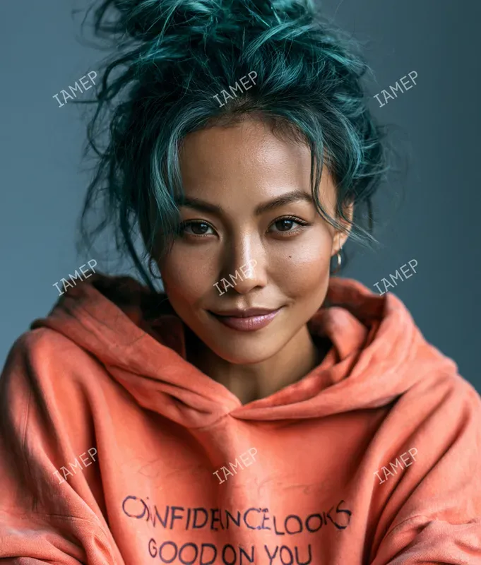 Vibrant Fashion Text Portraits