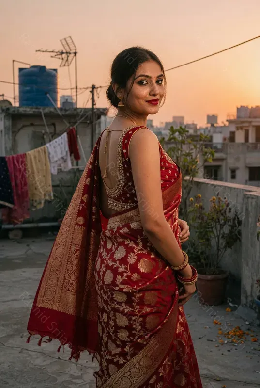 Indian Saree Editorials Realistic