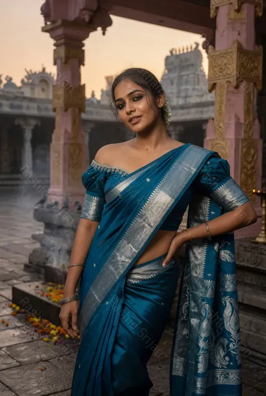 Indian Saree Editorials Realistic