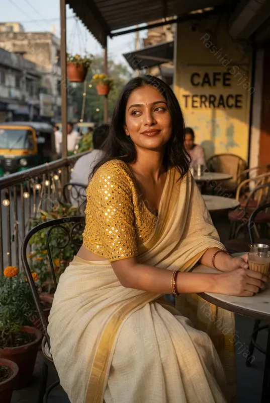 Indian Saree Editorials Realistic