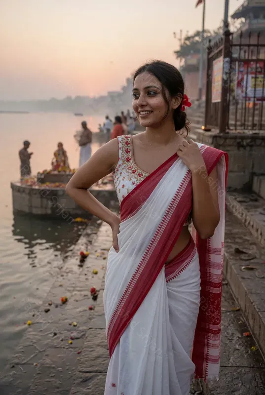 Indian Saree Editorials Realistic