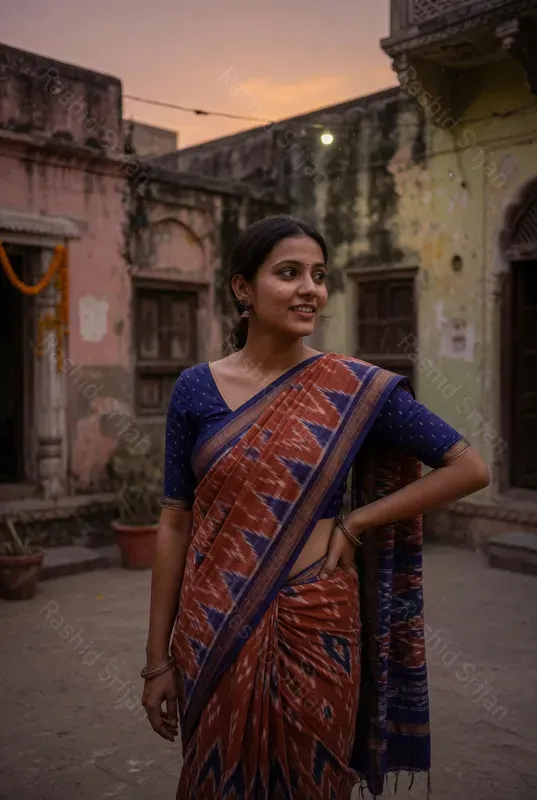 Indian Saree Editorials Realistic
