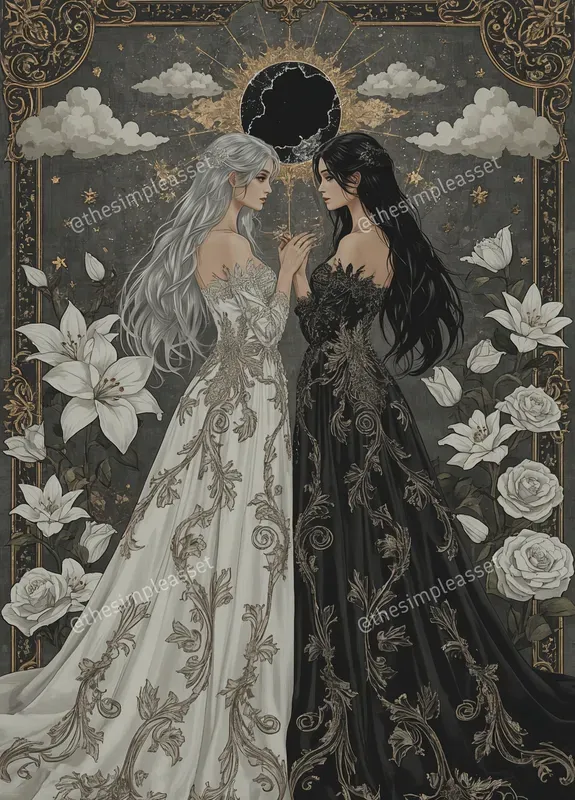 Ornate Celestial Fantasy Maidens