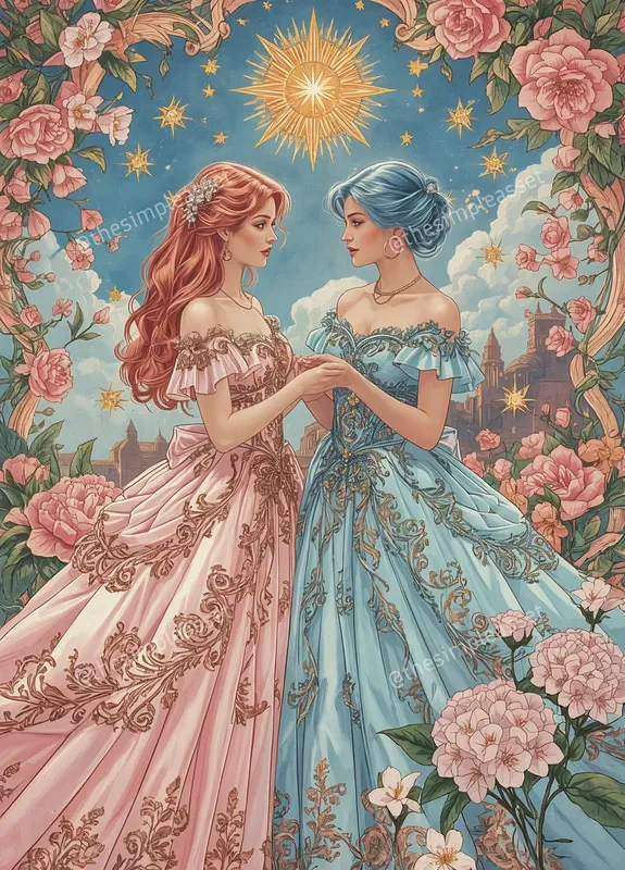 Ornate Celestial Fantasy Maidens