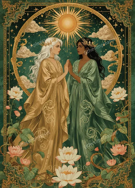 Ornate Celestial Fantasy Maidens