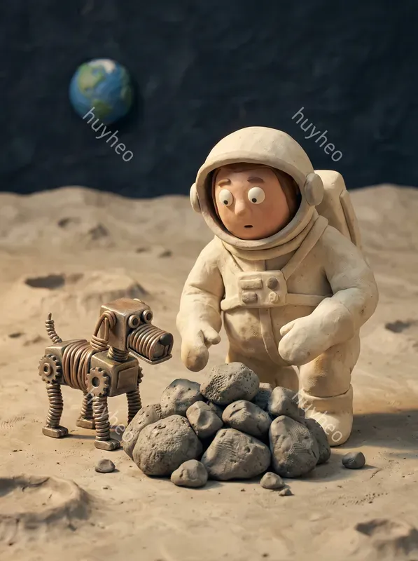 Charming 3D Claymation Style