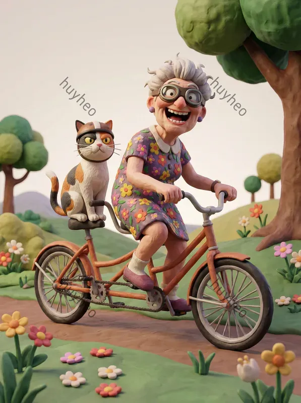 Charming 3D Claymation Style